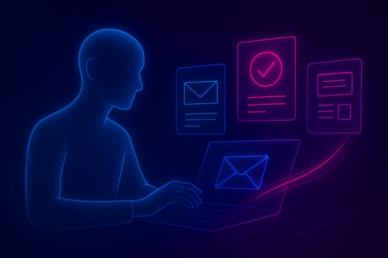 AI assistant drafting personalized client emails and onboarding sequences for consultants and advisory teams.