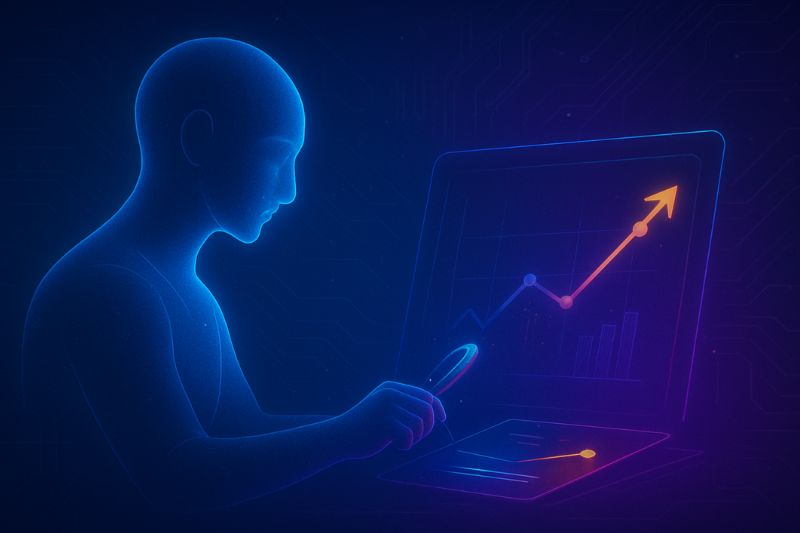 AI assistant generating, structuring, and branding investor pitch decks from user input, with slide-by-slide guidance.