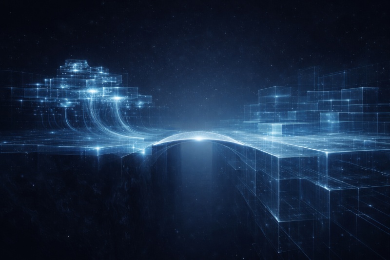 Structured governance network illustrating the difference between AI capability, organisational readiness, and accountable enterprise deployment.